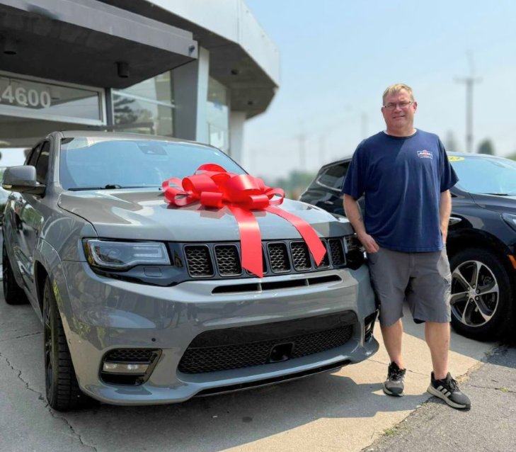 Marcus D. with their Jeep SRT