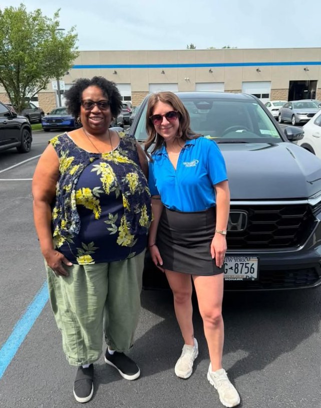 Monique T. with their Honda